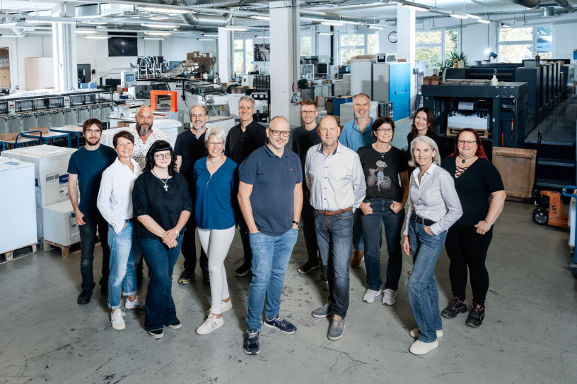 Mitarbeiter Fotos Druckerei Aschenbrenner